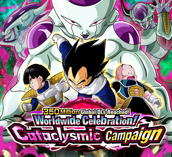 La "Célébration mondiale ! Campagne cataclysmique" de Dragon Ball Z Dokkan Battle est en ligne !