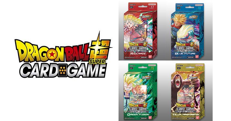 Quatre nouveaux decks de démarrage explosent dans le DRAGON BALL SUPER CARD GAME !!