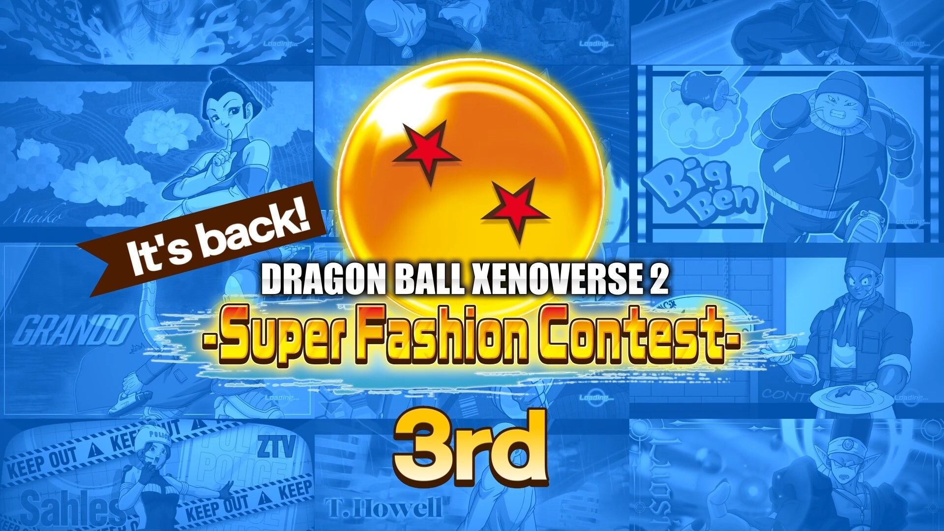 Le super concours de Mode de Dragon Ball Xenoverse 2 est de retour et meilleur que jamais !