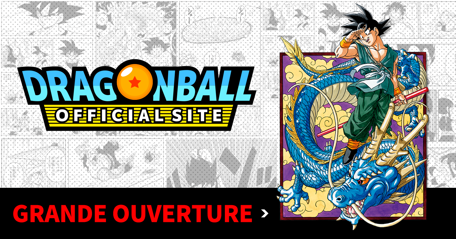 Le site officiel de Dragon Ball a été rouvert!