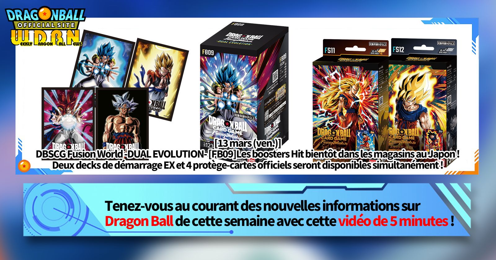 [9 mars] Bulletin Nouvelles hebdomadaires Dragon Ball !