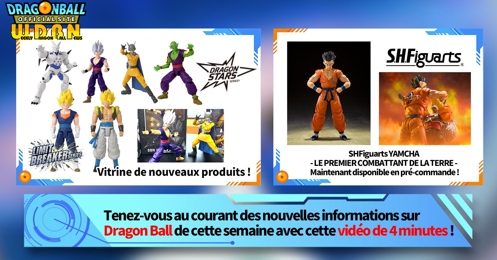 [26 juin] Diffusion Nouvelles hebdomadaires Dragon Ball !