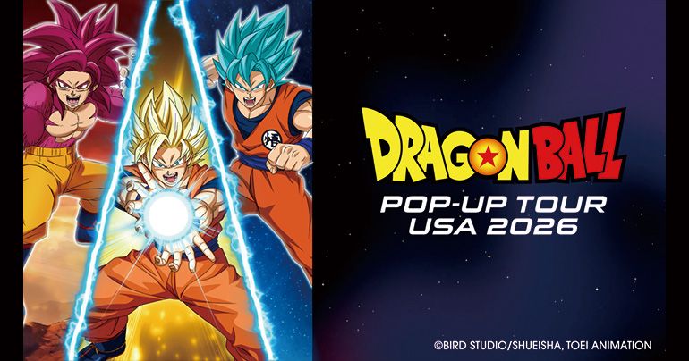 La Tour Dragon Ball Pop-Up USA 2026 commence le 6 février, heure locale !