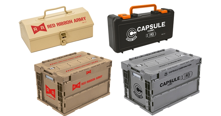 Capsule Corporation et articles d'équipement de l' Red Ribbon Army à venir!