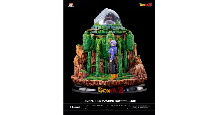 La superbe nouvelle figurine de statue de Trunks