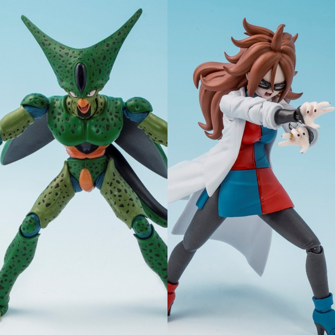 Revue illustrée SHFiguarts : Android 21 (sarrau de laboratoire) et Cell de First Form !