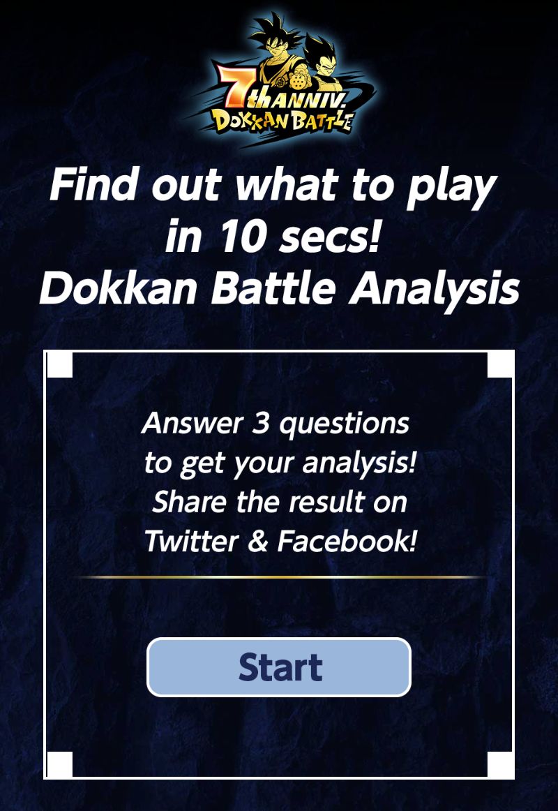 Utilisez l'analyse de Dokkan Battle et apprenez à démarrer en répondant à seulement 3 questions !