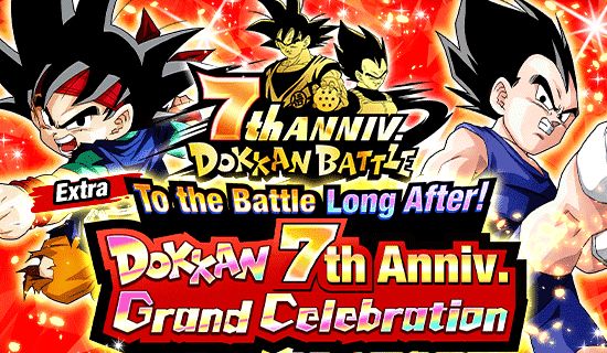 À la bataille longtemps après ! La grande célébration du 7e anniversaire de Dokkan est désormais disponible dans Dragon Ball Z Dokkan Battle! Le nouveau Extreme Z-Battle obtient une version avancée dans la version mondiale !