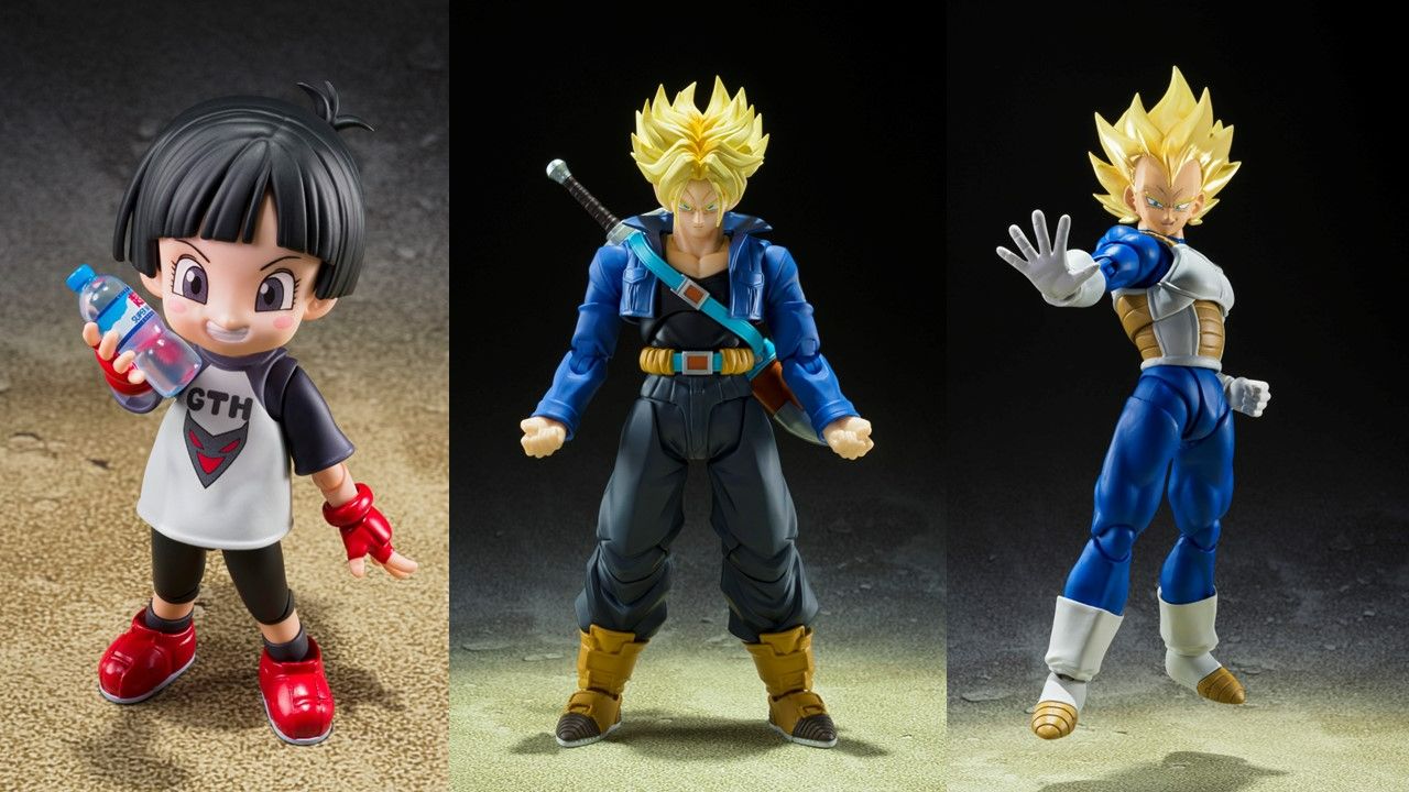 Super Saiyan Trunks, Super Saiyan Vegeta et Pan arrivent dans la série SH Figuarts !