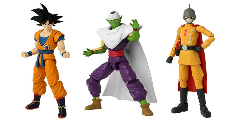 Goku, Piccolo et Gamma 1 de Dragon Ball Super: SUPER HERO Rejoignez la série Dragon Stars !