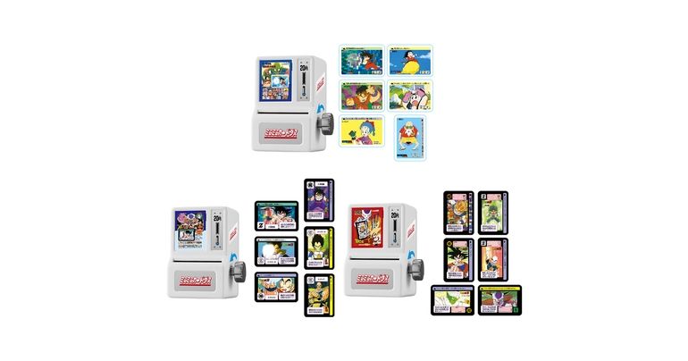 Mini-Mini Carddass : Dragon Ball Carddass est en vente ! Les Machines Carddass de style rétro et jouables sont de retour !