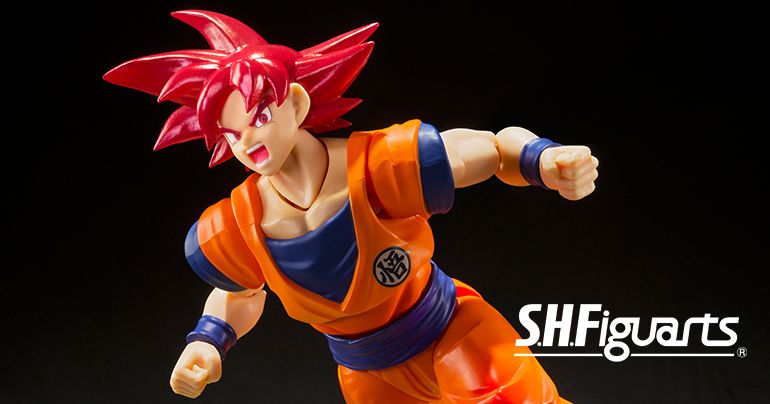 Super Saiyan God Goku - Saiyan God of Virtue - Rejoint la série SHFiguarts !