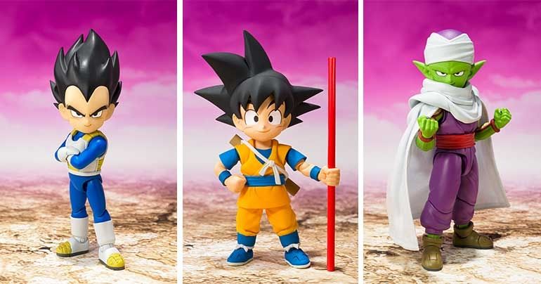 Trois figurines Dragon Ball DAIMA arrivent dans la série SHFiguarts !