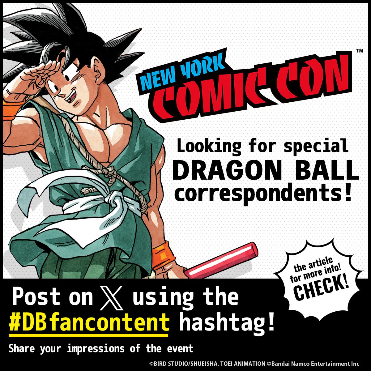 À la recherche de correspondants spéciaux pour le New York Comic Con 2024 ! Postez simplement sur X en utilisant le hashtag DBfancontent pour participer !