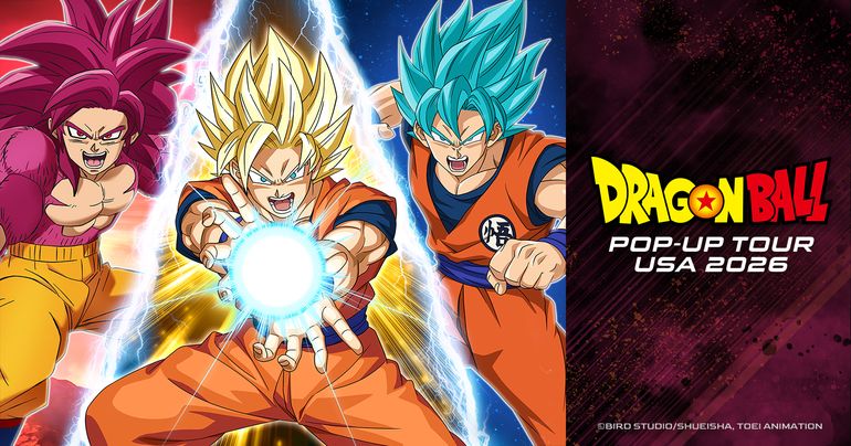 La tournée Dragon Ball Pop-Up Tour USA 2026 aura lieu en février !
