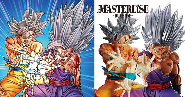 MASTERLISE -EXTÉRIEUR- Figurine Kamehameha Père-Fils Ultime Disponible pour Tous Ceux Qui Postulent Via l'Édition Super-Size de Février de V Jump !