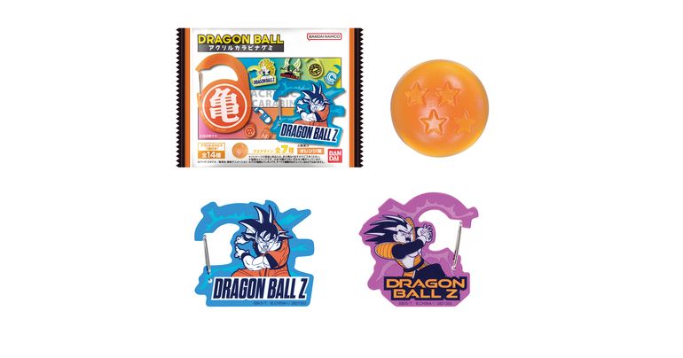 Les bonbons gélifiés Dragon Ball en acrylique avec mousqueton sont arrivés !
