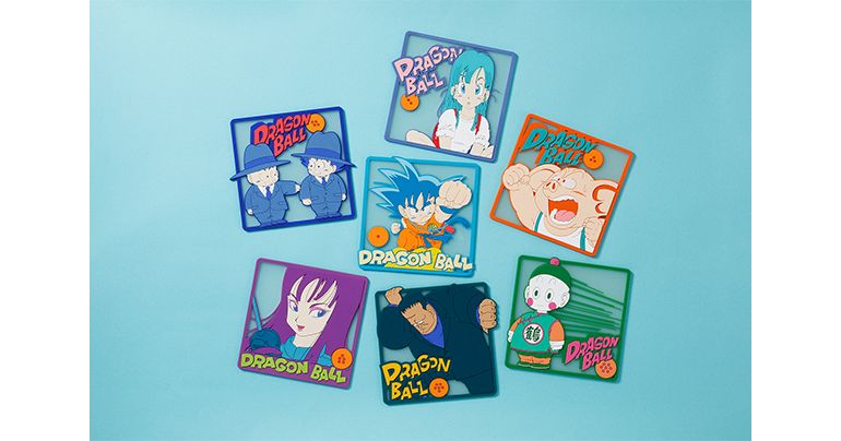 Des sous-verres en caoutchouc transparent Dragon Ball 2 disponibles dans les Machines Gashapon plates à travers le Japon à partir de juillet !
