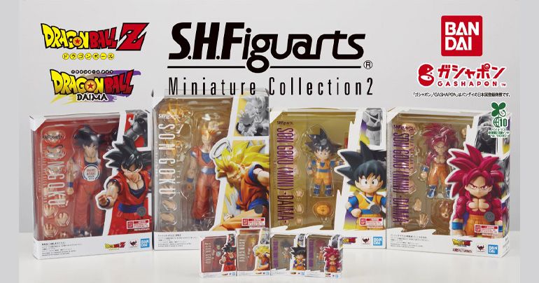 Collection de miniatures Dragon Ball SHFiguarts 2 : arrivée dans les Machines Gashapon !